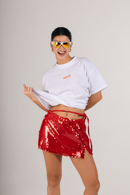 Seraya Skirt Blood Orange